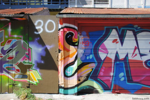 GRAFFITI IN MISSION DISTRICT, SAN FRANCISCO
