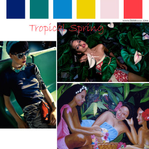 TENDANCE ÉTÉ 2015 / SUMMER TREND 2015  #2 TROPICAL SPRING