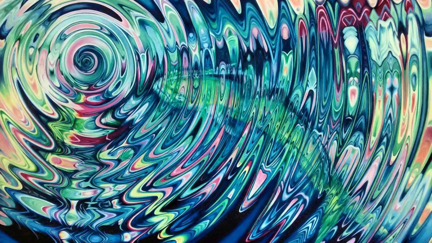 Psychedelic paintings by Evie Zimmer