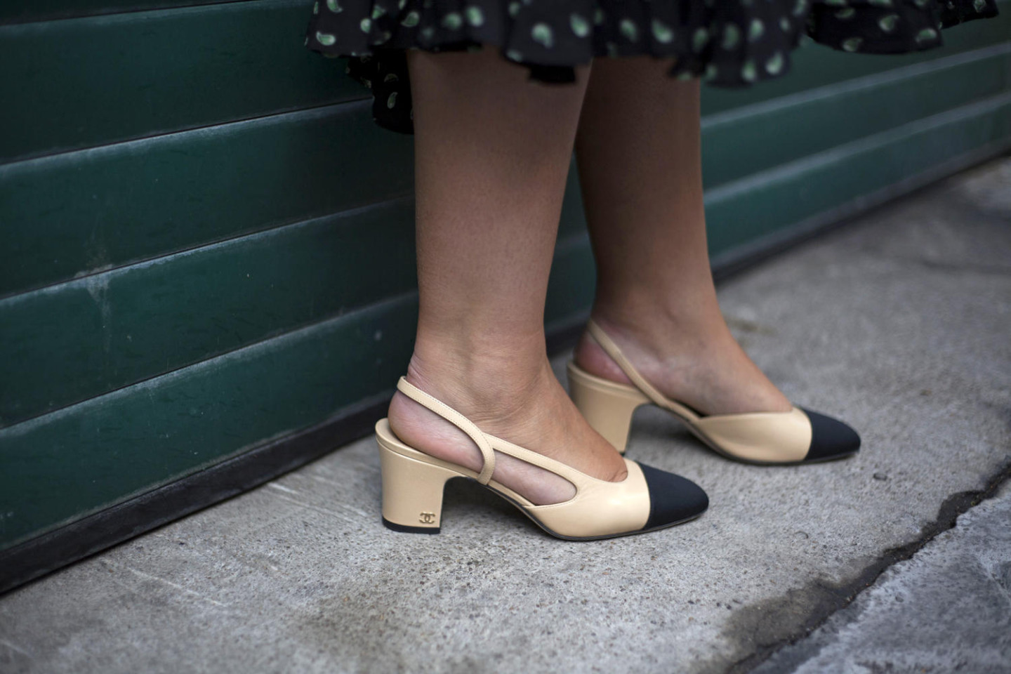 chanel slingback shoe