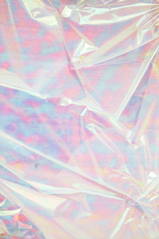 iridescent fabric plastic like